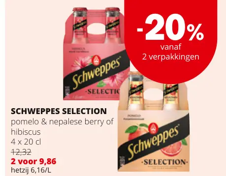 Promotie: Schweppes selection