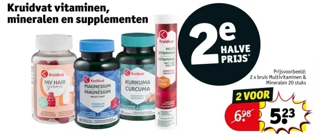 Promotie: Vitaminen, mineralen en supplementen