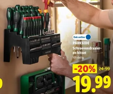 Aanbieding: Schroevendraaier- en bitset