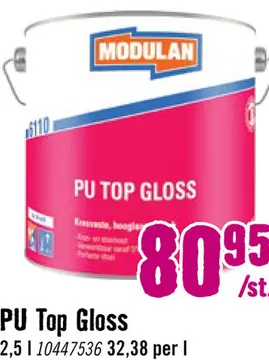 Aanbieding: PU Top Gloss