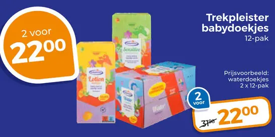 Aanbieding: Trekpleister babydoekjes