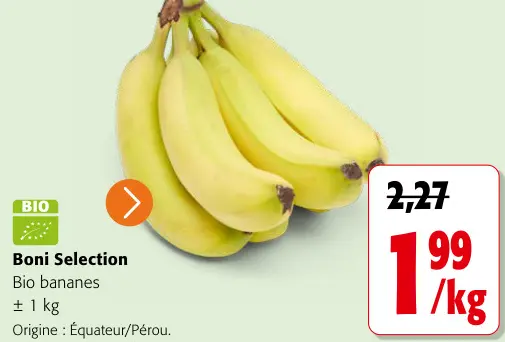 Offre: Bio bananes