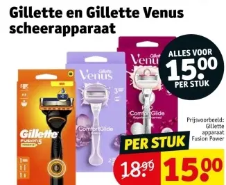 Promotie: Gillette en Gillette Venus scheerapparaat