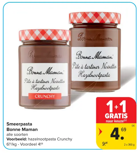 Promotie: Hazelnootpasta