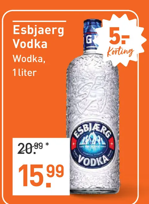 Aanbieding: Esbjaerg Vodka