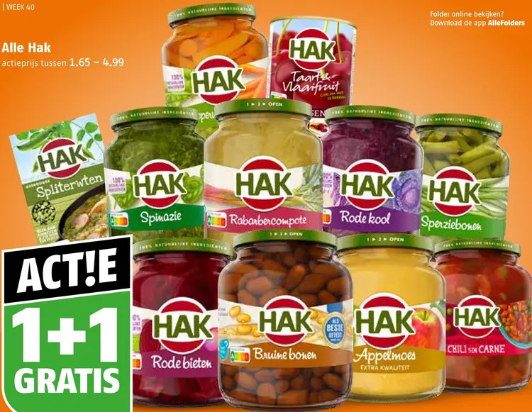 Aanbieding: Groenten in pot of zak