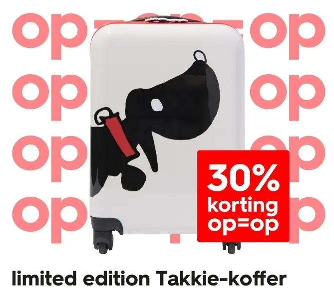 Aanbieding: Limited edition Takkie-koffer
