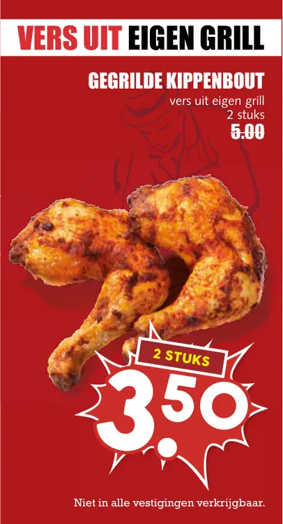 Aanbieding: Gegrilde kippenbout