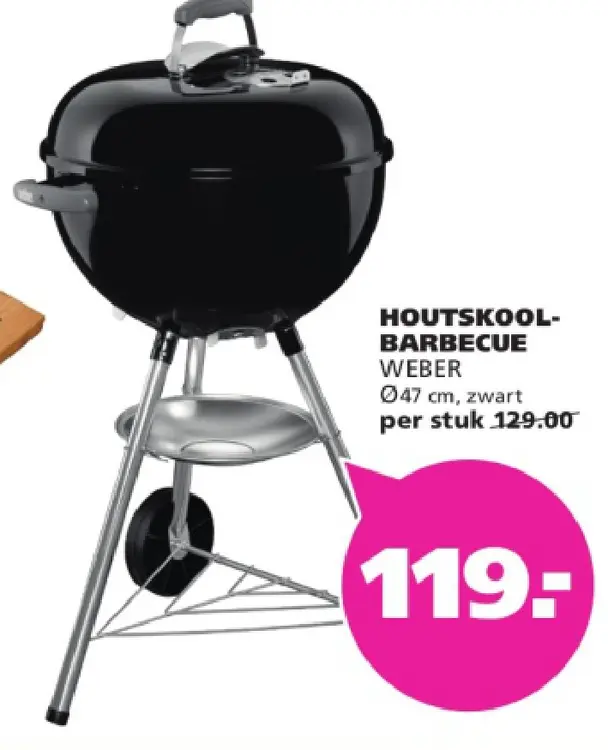 Aanbieding: Houtskool-barbecue