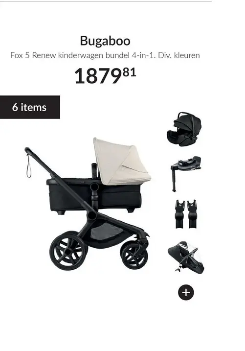 Aanbieding: Fox 5 Renew kinderwagen bundel 4-in-1