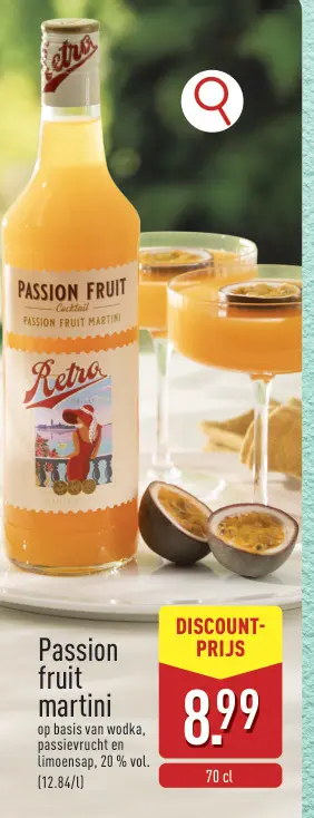 Promotie: Passion fruit martini