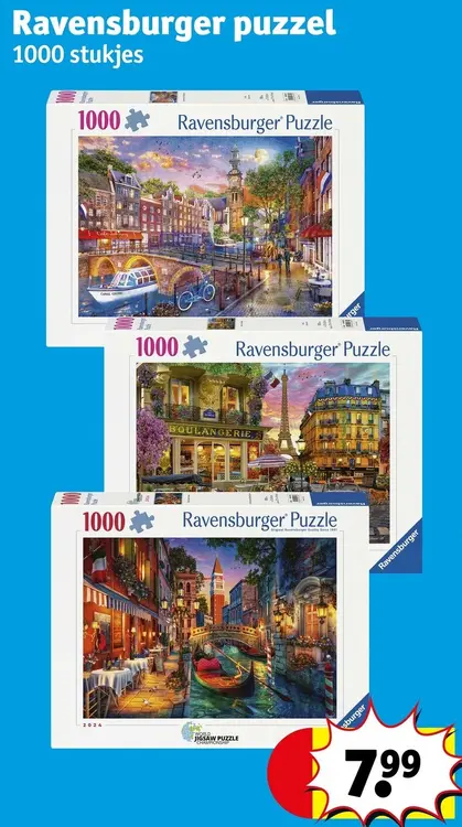 Aanbieding: Puzzel 1000 stukjes