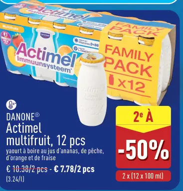 Offre: Actimel multifruit