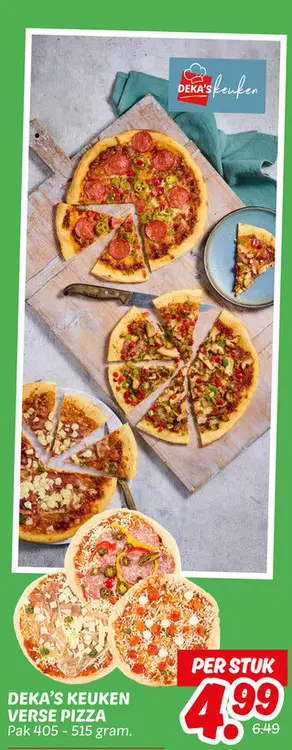 Aanbieding: Verse pizza