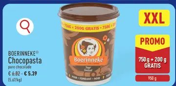 Offre: BOERINNEKE Chocopasta