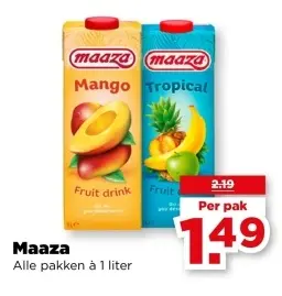 Aanbieding: Maaza