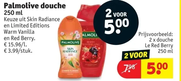 Aanbieding: Palmolive douche