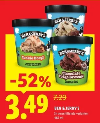 Aanbieding: Ben & Jerry's
