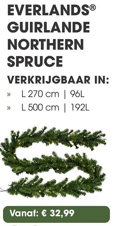 Aanbieding: Guirlande northern spruce