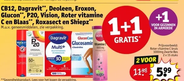 Aanbieding: Vitamines & supplementen