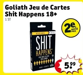 Offre: Jeu de Cartes Shit Happens 18+