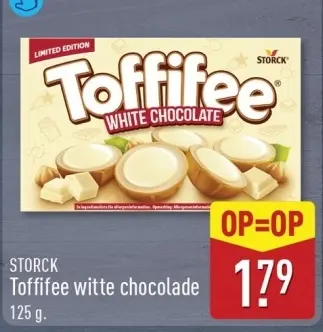 Aanbieding: Toffifee witte chocolade