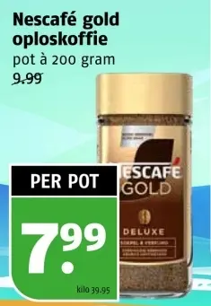Aanbieding: Nescafé gold oploskoffie