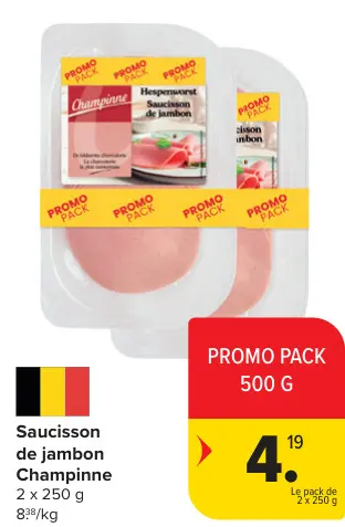Offre: Saucisson de jambon