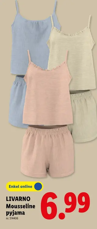 Promotie: Mousseline pyjama