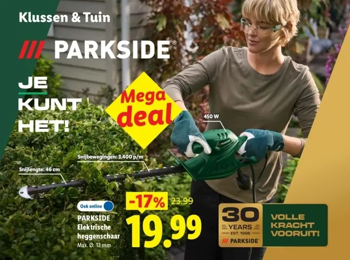 Aanbieding: Elektrische heggenschaar