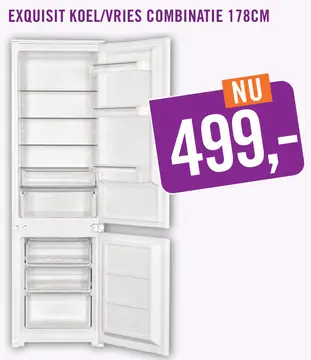 Aanbieding: EXQUISIT KOEL/VRIES COMBINATIE