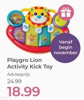Aanbieding: Lion Activity Kick Toy