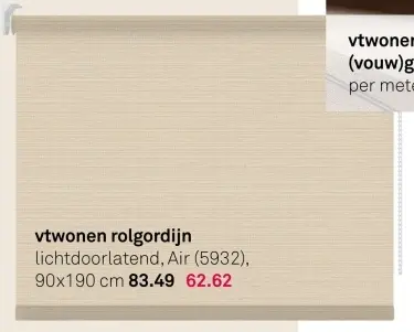 Aanbieding: Rolgordijn