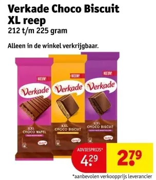 Aanbieding: Choco Biscuit XL reep