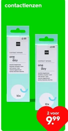 Aanbieding: Contactlenzen one day