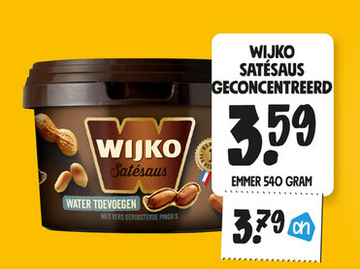 Aanbieding: WIJKO Satésaus GECONCENTREERD