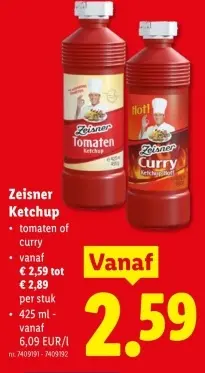 Promotie: Zeisner Ketchup