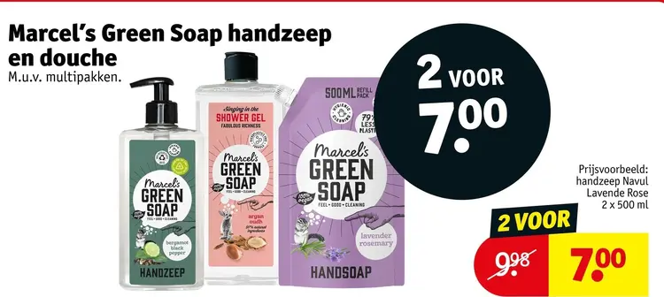 Aanbieding: Marcel's Green Soap handzeep en douche