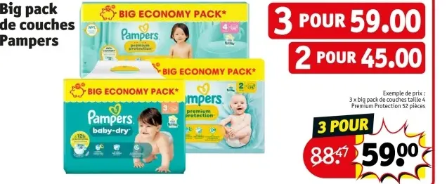 Offre: Big pack de couches