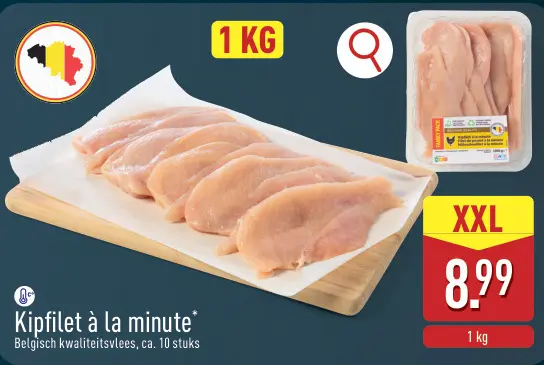 Promotie: Kipfilet à la minute