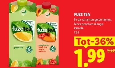 Aanbieding: Fuze tea