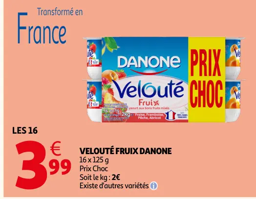 Promotie: Velouté fruix