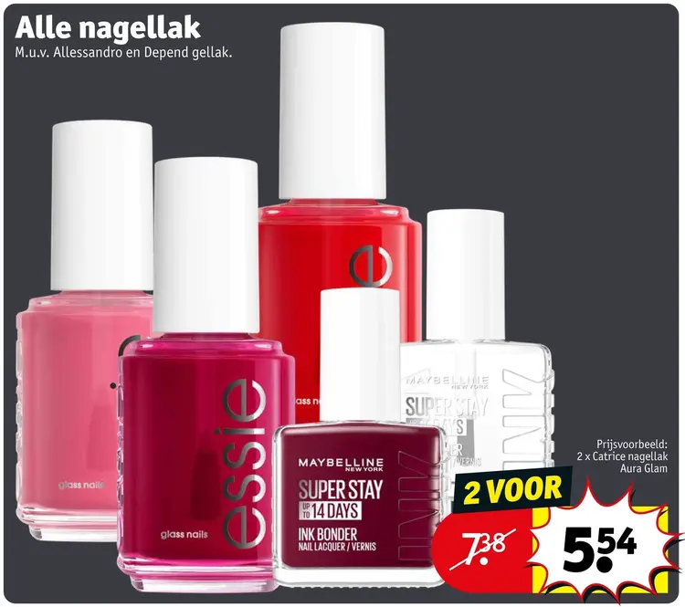 Promotie: Alle nagellak