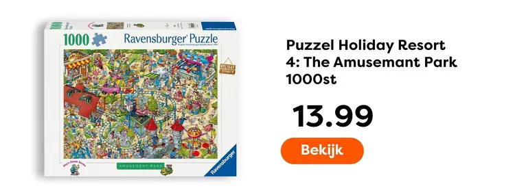 Aanbieding: Puzzel Holiday Resort 4: The Amusement Park