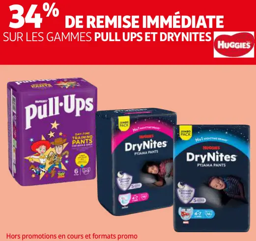 Promotie: Pull-Ups and DryNites Pyjama Pants