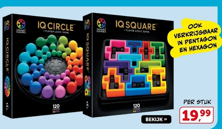 Aanbieding: Iq circle / iq square