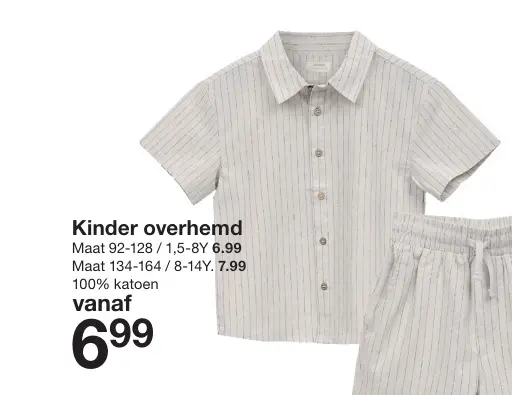 Aanbieding: Kinder overhemd