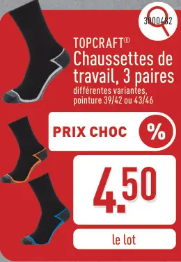 Offre: Chaussettes de travail