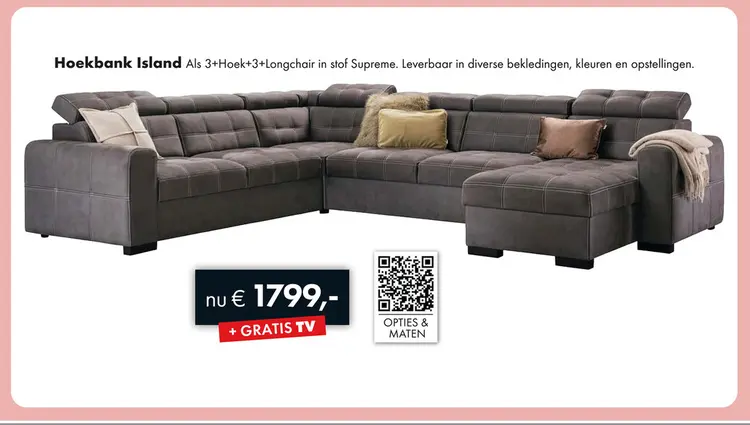 Aanbieding: Island hoekbank