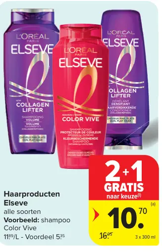 Promotie: Haarproducten Elseve
